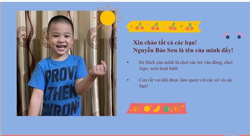 Bé Bảo Sơn lớp b1